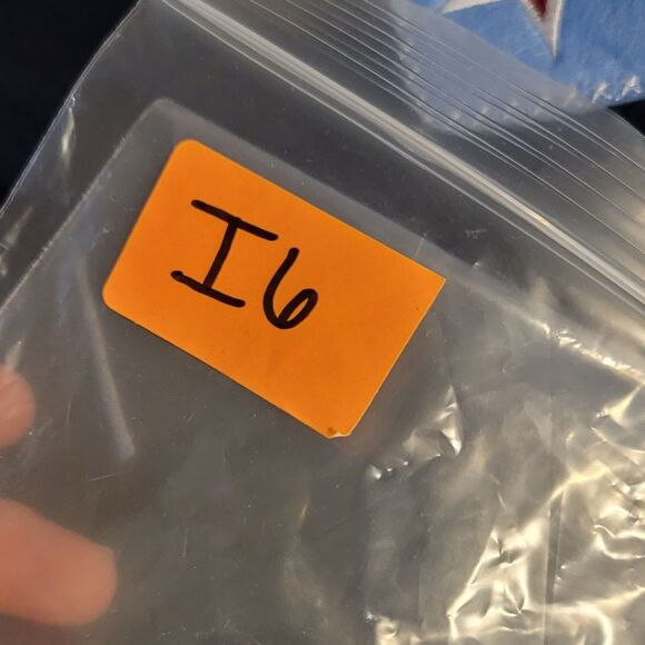 Vintage Fashion Bug American Flag Fleece Button Down Sweater Cardigan Size Small - Picture 7 of 7